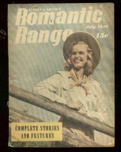 ROMANTIC RANGE JULY 1946-DIGEST SIZE PULP-PHOTO COVER FR/G