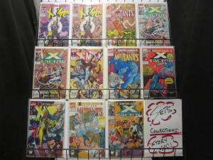 X MEN X-TINCTION AGENDA SET  Parts 1-9