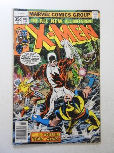 The X-Men #109 (1978) GD+ Condition centerfold detached bottom staple