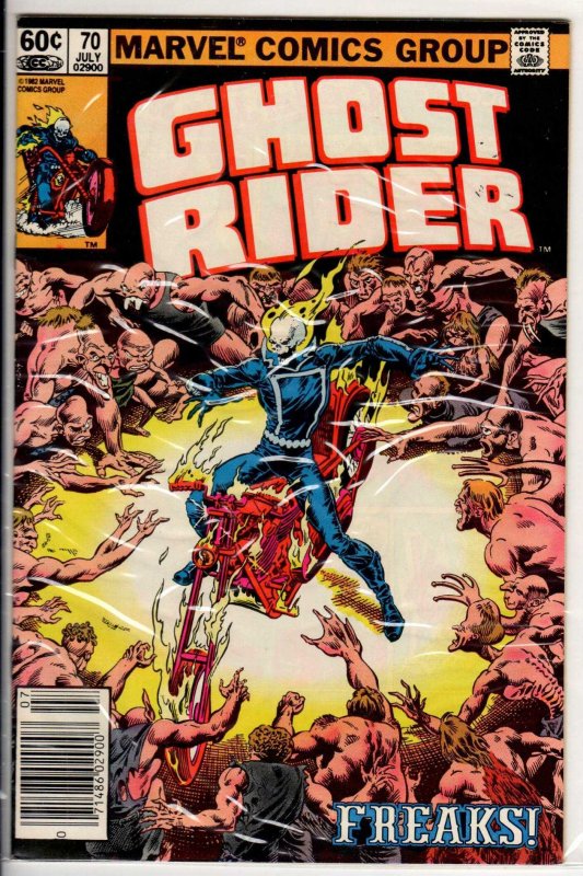 Ghost Rider #70 Newsstand Edition (1982) 9.2 NM-