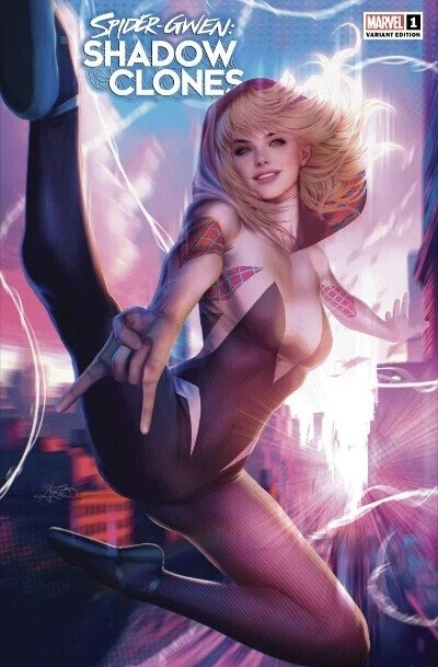 SPIDER-GWEN SHADOW CLONES #1 ARIEL DIAZ TRADE DRESS VARIANT MARVEL NM