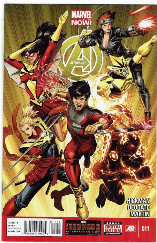 Avengers #11 (2013 v5) Jonathan Hickman Shang-Chi Black Widow NM