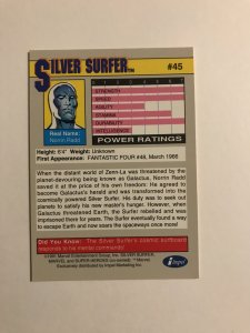 SILVER SURFER #45 : Marvel Universe 1991 Series 2 card; Impel, NM/M Hi Grade