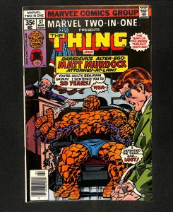 Marvel Two-In-One #37 Daredevil Thing!