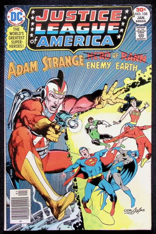 Justice League Of America #138 Adam Strange Neal Adams Cover!