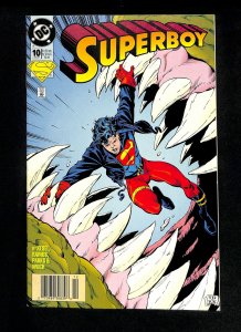 Superboy (1994) #10 Newsstand Variant 2nd Appearance King Shark!