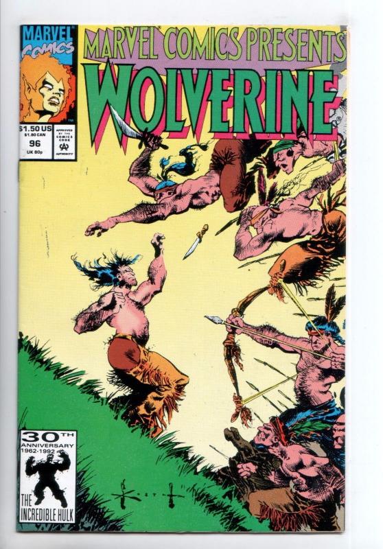 Marvel Comics Presents #96 Wolverine (Marvel, 1992) VF