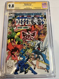 Defenders (1982) # 112 (CGC 9.8 SS) Signed Sketch (Power Princess) Al  Milgrom