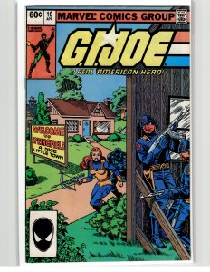 G.I. Joe: A Real American Hero #10 Second Print Cover (1983) G.I. Joe [Key Is...