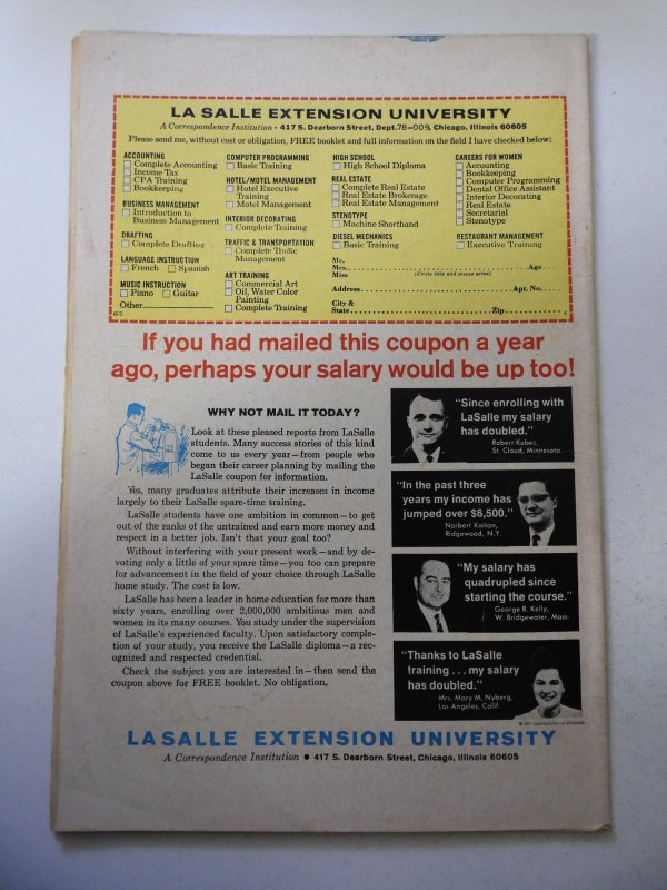 Fantastic Four #124 (1972) VG Condition ink fc