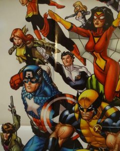 A + X AVENGERS X-MEN Promo Poster, 24 x 36, 2012, MARVEL, Unused 276