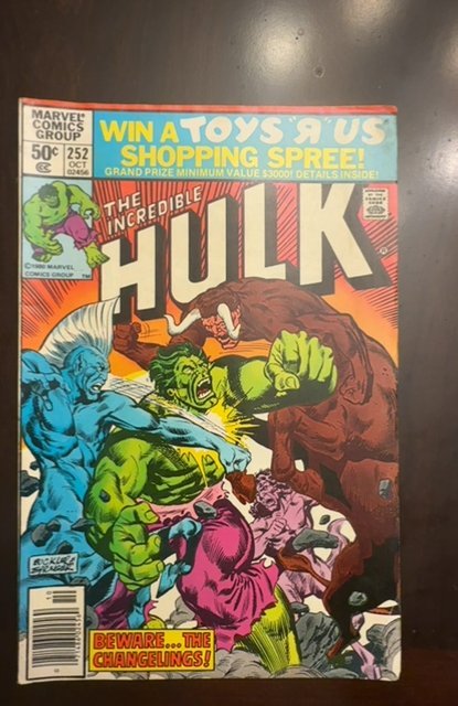 The Incredible Hulk #252 (1980) Hulk 