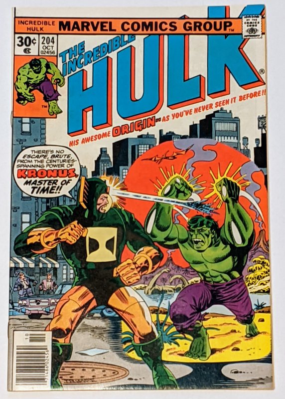 The Incredible Hulk #204 (Oct 1976, Marvel) VF+ 8.5 Jarella appearance