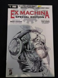 EX MACHINA SPECIAL EDITION #1 SKETCH VARIANT 2005 PENCILLED BY TONY HARRIS