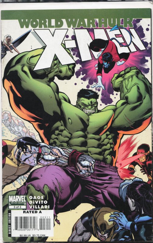 World War Hulk: X-Men #3 (2007) Hulk