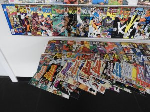 Huge lot 180+ Comics W/ Silver Surfer, Wolverine, Doctor Strange Avg VF- Cond