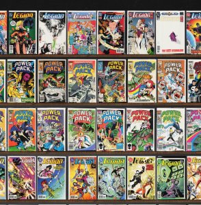 Huge Lot 150+ Comics with Legion Of Super Heroes, Power Pack & More!
