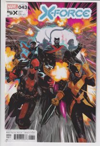 X-FORCE (2019 MARVEL) #43 CVR A DANIEL ACUNA