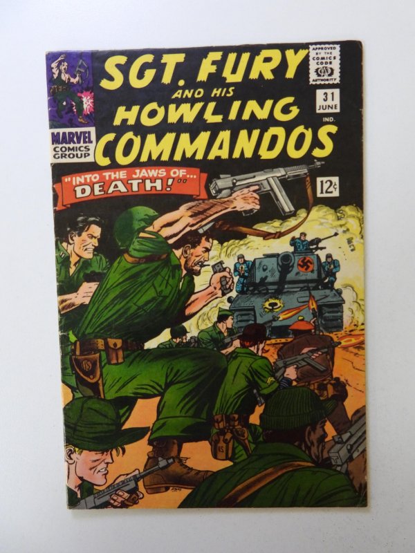 Sgt. Fury #31 (1966) FN- condition