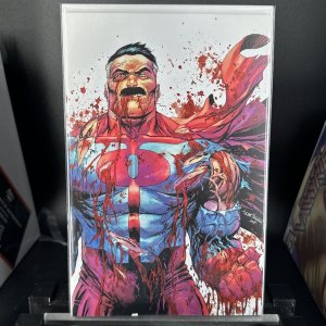 Invincible #1 Omni man Virgin Battle Damage Image Variant Comic Book