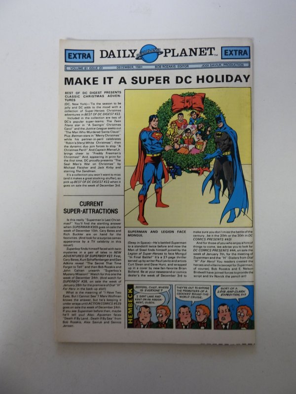 The Superman Family #216 (1982) FN+ condition