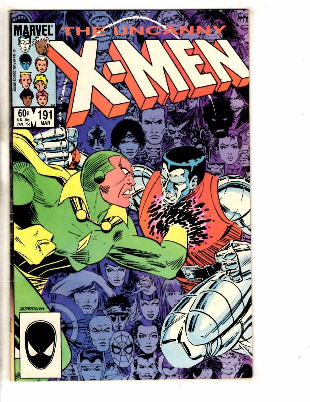 10 Uncanny X-Men Marvel Comic Books #177 188 191 195 198 199 202 203 206 215 GJ3