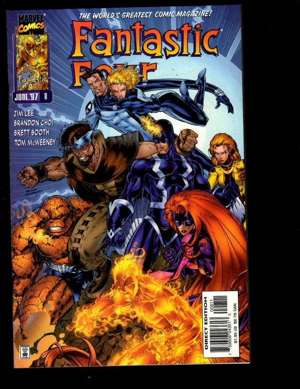 Lot of 11 Fantastic Four Marvel Comics # 1 2 3 4 5 6 7 8 9 10 11  JF26