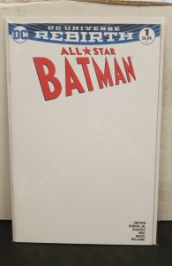 All-Star Batman #1 Blank Cover (2016)