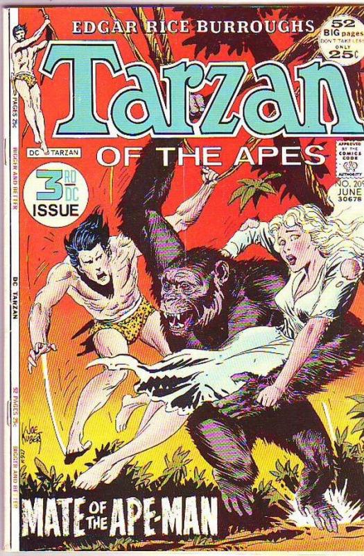 Tarzan #209 (Jun-72) FN Mid-Grade Tarzan