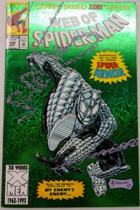 Web of Spider-Man #100 (VF/NM, 1993) 1ST APP SPIDER-ARMOR