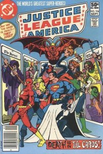 Justice League of America #194 (Newsstand) FN ; DC | George Perez Tarot Cards Co