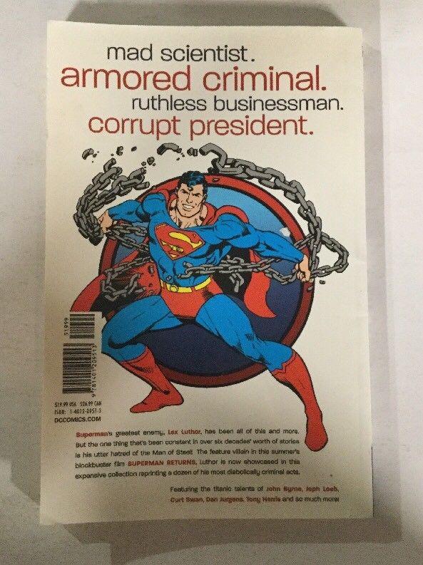 Superman Vs Lex Luthor TPB VF Very Fine DC Comics John Byrne Jeph Loeb