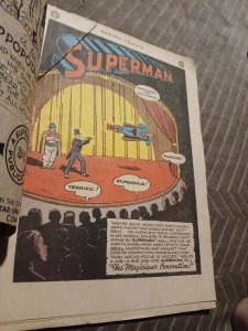 Action Comics #97 Superman DC 1946 Hocus And Pocus Appearance Joe Shuster Cover