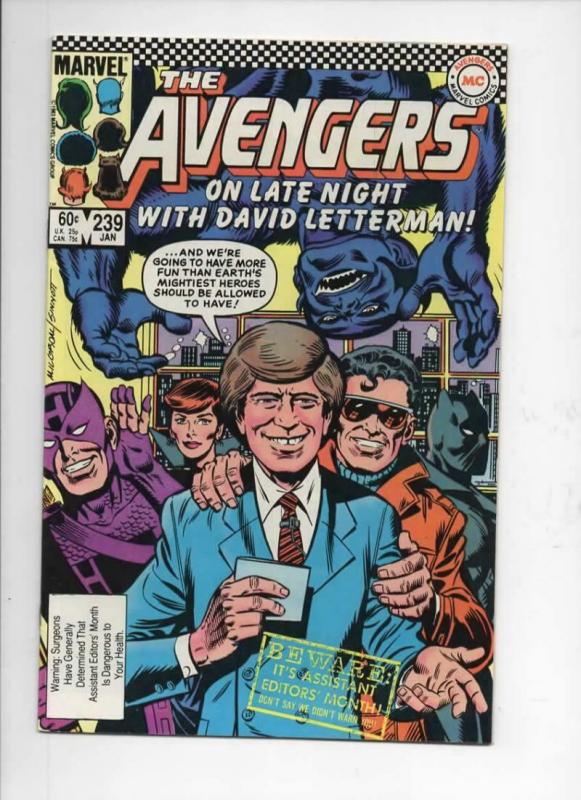 AVENGERS #239, VF/NM, Letterman, Black Panther, 1963 1984, more Marvel in store