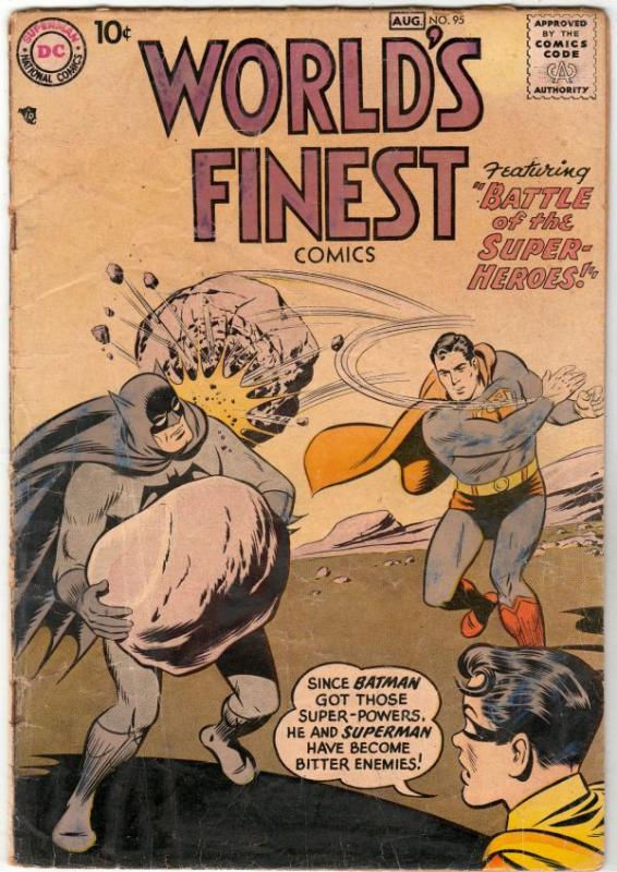 World's Finest #95 (Jul-58) VG+ Affordable-Grade Superman, Batman, Robin
