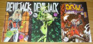 Devil Jack #1-3 VF/NM complete series - doom theatre - tim tyler bad girl set