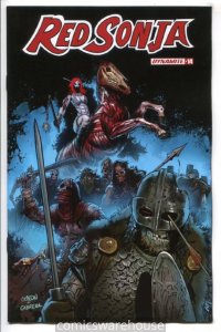 RED SONJA (2018 D. E.) #14 VARIANT 1:5 GEDEON ZOMIBE INCV NM F03320