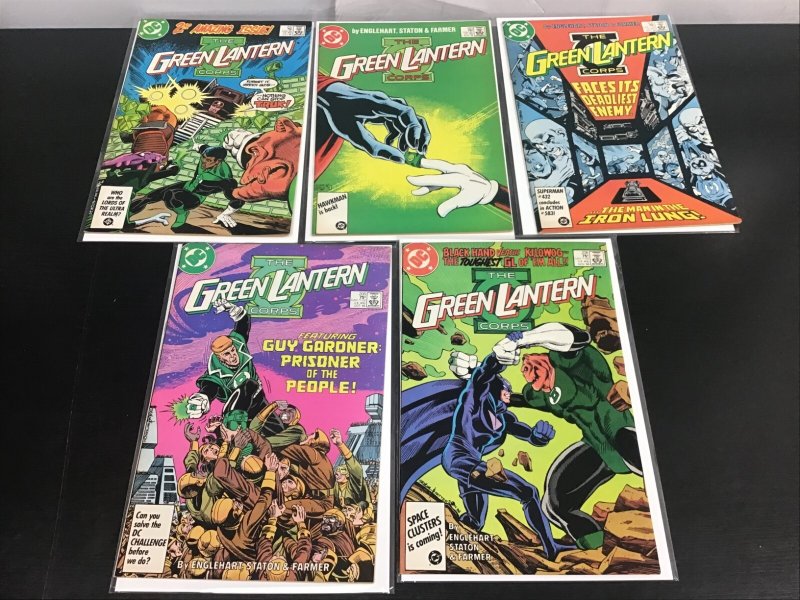 15PC GREEN LANTERN CORPS LOT (8.0 OB) #202-217!! 1986