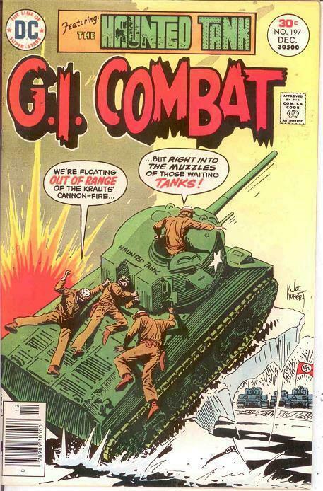 GI COMBAT 197 VF  December 1976 Haunted Tank Kubert cvr COMICS BOOK