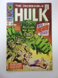 The Incredible Hulk #102 (1968) VG- condition moisture damage