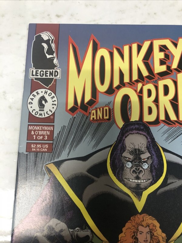 Monkeyman And O’brien (1996) # 1 (VF/NM) Variant Dark Horse • Signed Art Adams