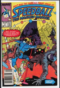 Speedball #1 Newsstand Edition (1988) Speedball