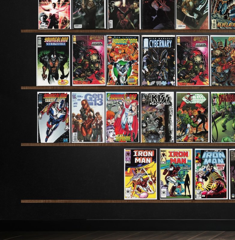 Huge Lot 140+ Comics with Iron Man, Freak Force, Gen 13 & More!