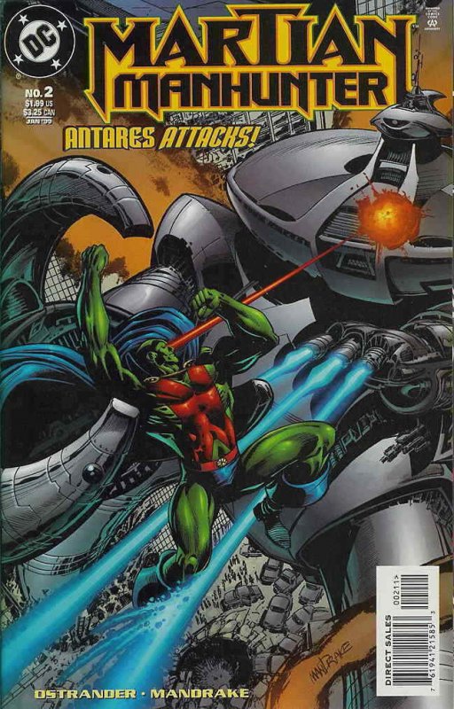 Martian Manhunter #2 VF/NM; DC | save on shipping - details inside