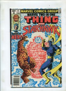 MARVEL TWO-IN-ONE #61 VERY FINE 1ST HER/KISMET GUARDIANS OF THE GALAXY!