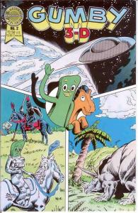 GUMBY 3D (BL) 2 VF-NM   December 1986 COMICS BOOK