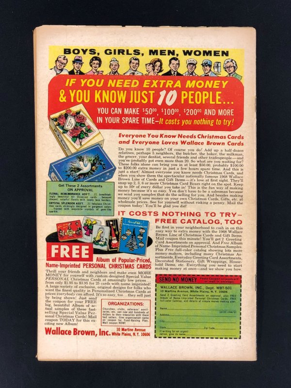 Captain America #105 (1968) VG+ Batroc, Living Laser, Swordsman