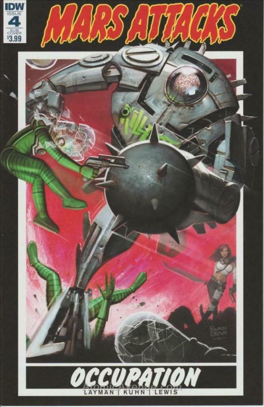 MARS ATTACKS Occupation #4, VF/NM, UFO, Aliens, Horror, 2016, more MA in store