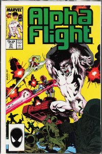 Alpha Flight #51 (1987) Alpha Flight