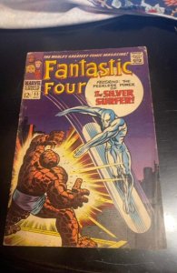 Fantastic Four #55 (1966)silver surfer vs the thing